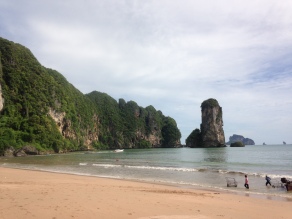 private beach at the centura resort on the other side of Ao Nang